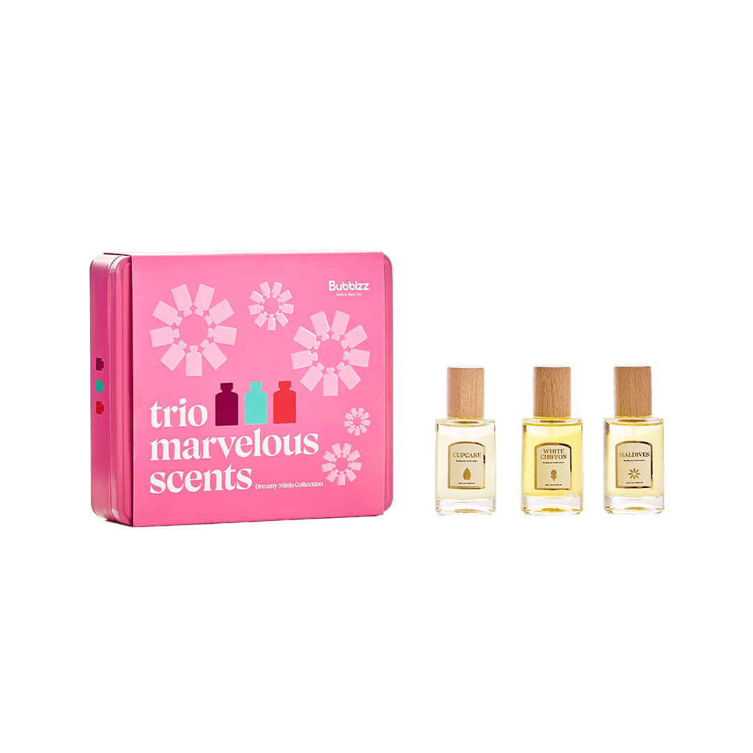 Bubblzz Trio Marvelous Scents Dreamy Minis Collection Perfume Set - XOXO cosmetics