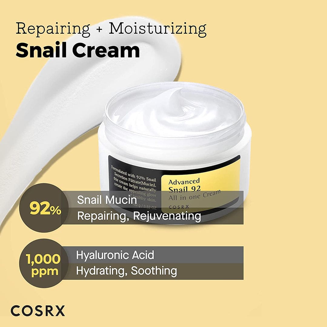 COSRX Advanced Snail 92 All In One Cream Moisturizer - XOXO cosmetics