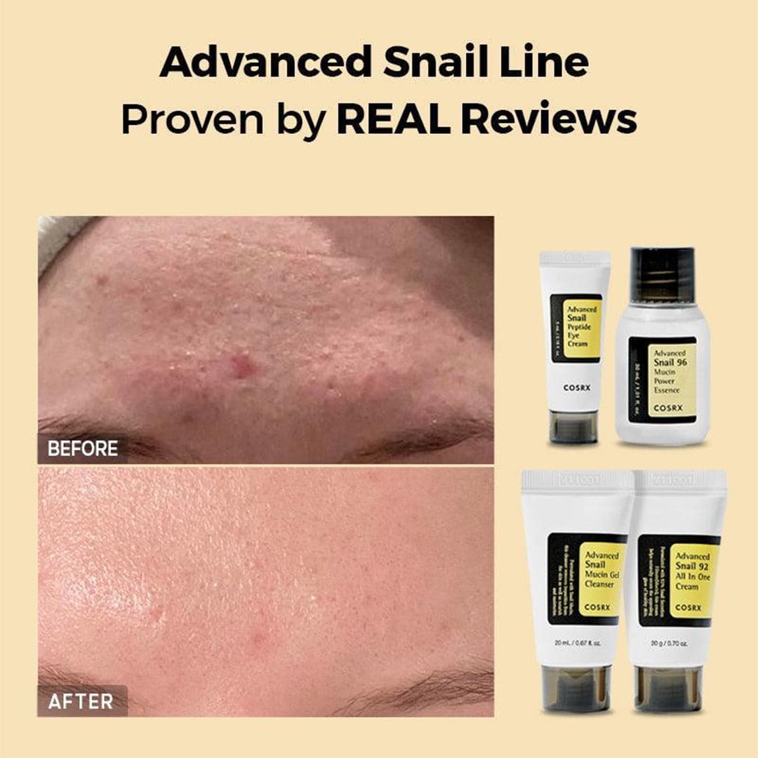 COSRX All About Snail Kit 4-Step Skin Care Set - XOXO cosmetics