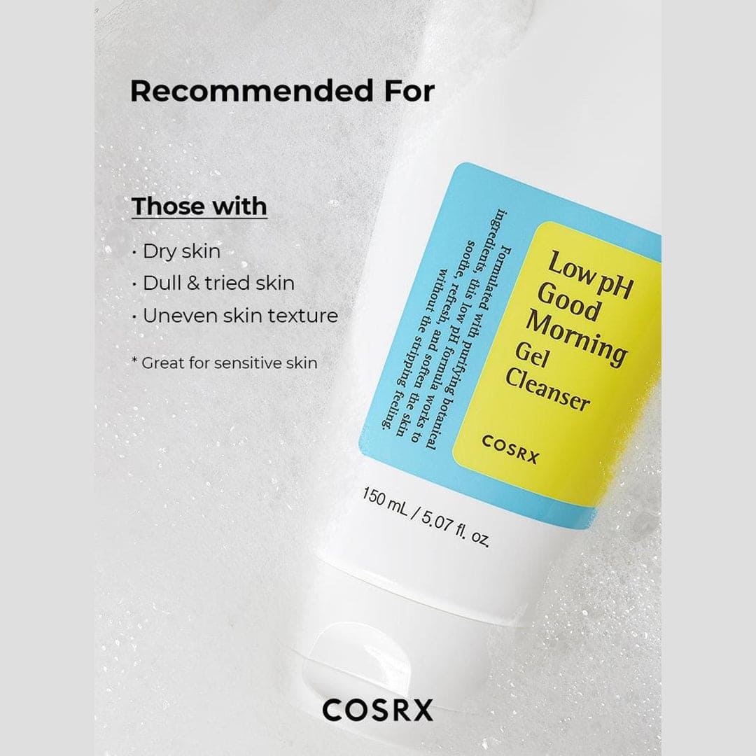 COSRX Low pH Good Morning Gel Cleanser - 150ml Cleanser - XOXO cosmetics