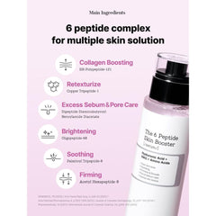 COSRX The 6 Peptide Skin Booster Serum Face Serum - XOXO cosmetics