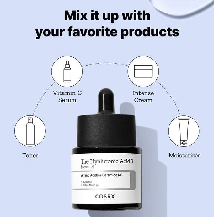 COSRX The Hyaluronic Acid 3 Serum Face Serum - XOXO cosmetics