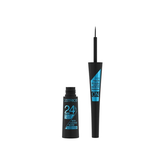 Catrice 24h Brush Waterproof Liner - 010 Ultra Black Eye Liner - XOXO cosmetics