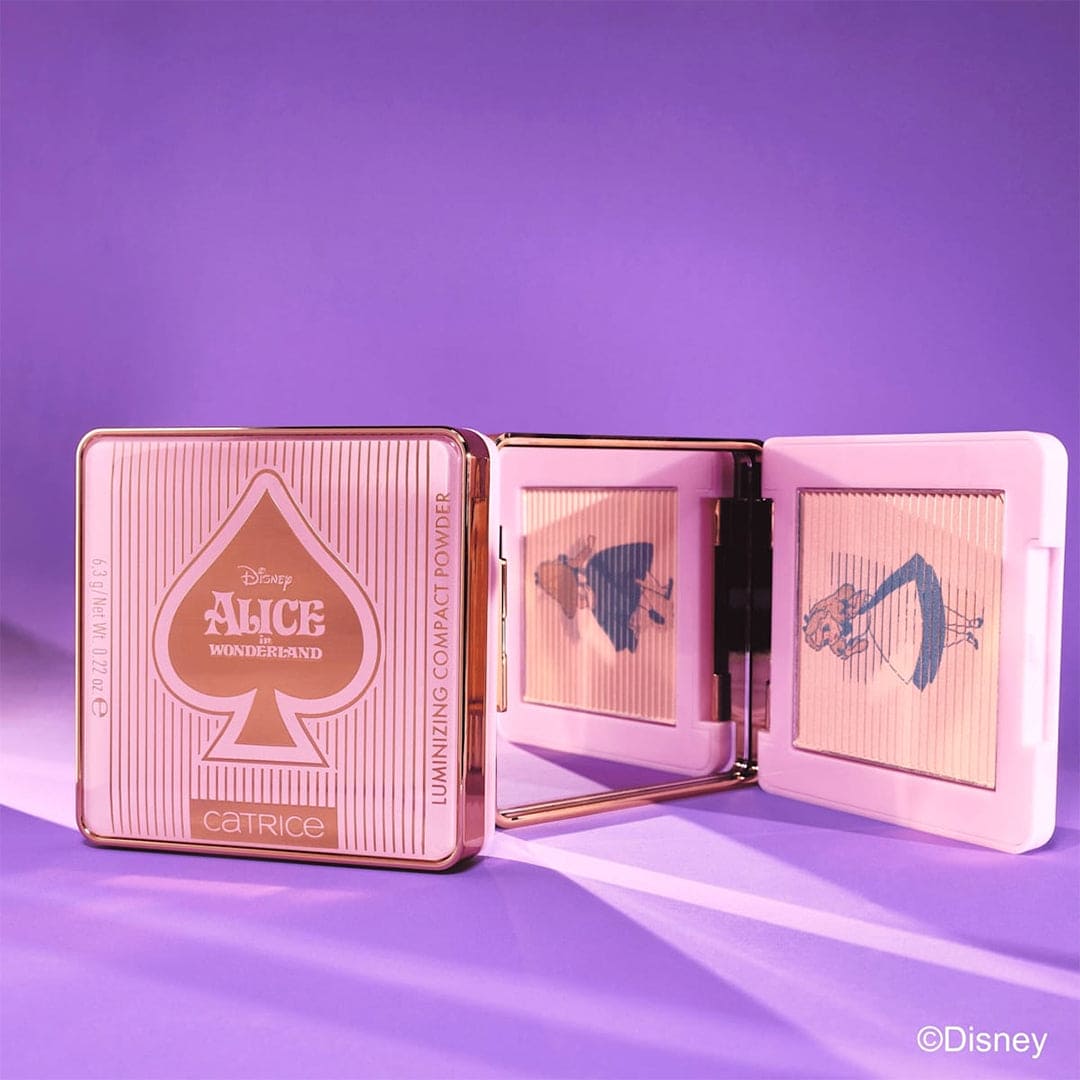 Catrice Alice in Wonderland Luminizing Compact Powder Powder - XOXO cosmetics