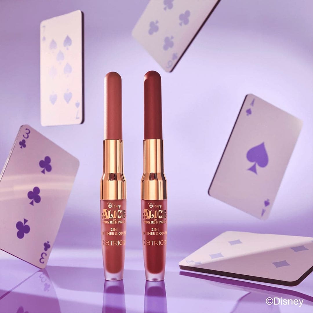 Catrice Disney Alice in Wonderland 2IN1 Lipliner & Gloss Lip Gloss - XOXO cosmetics