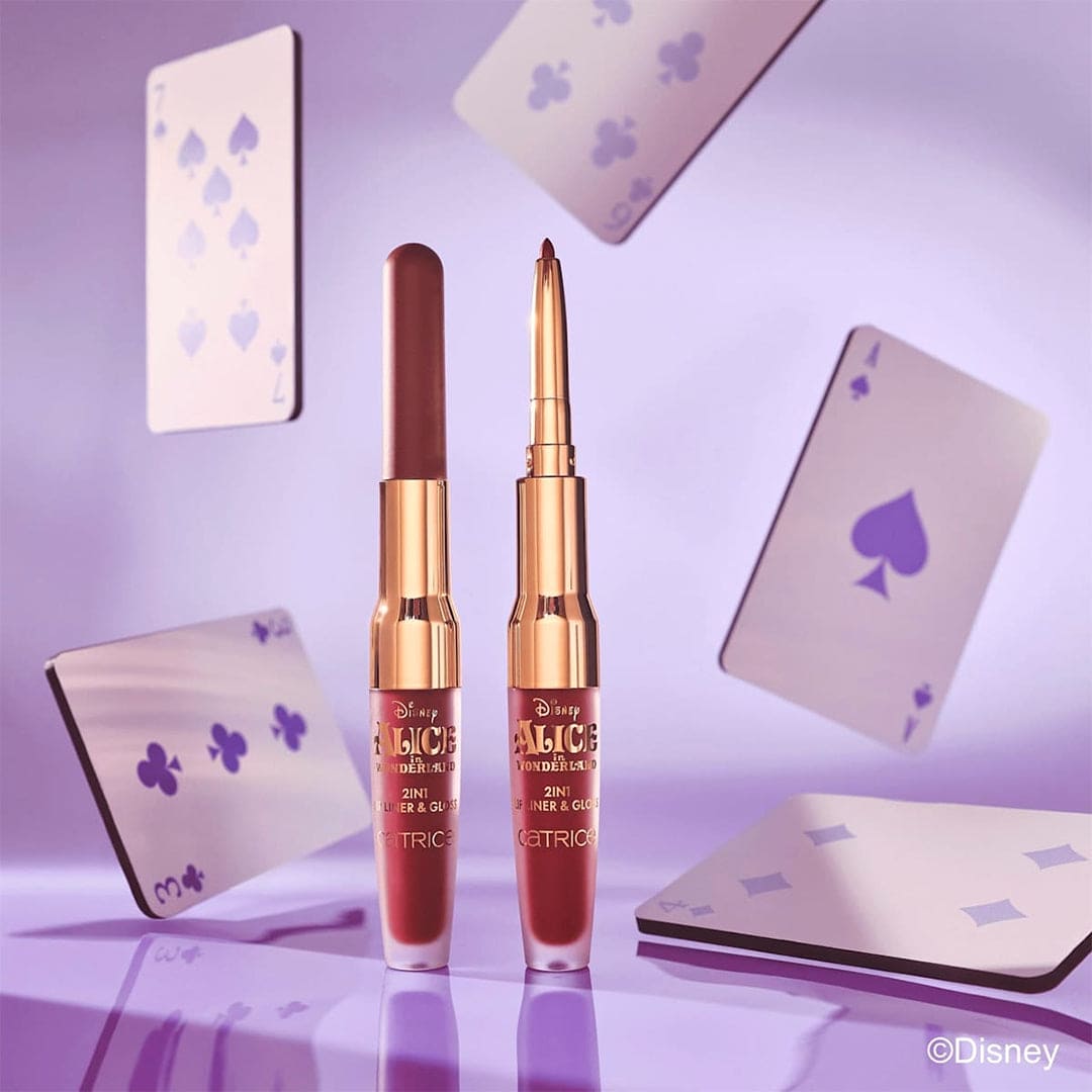 Catrice Disney Alice in Wonderland 2IN1 Lipliner & Gloss Lip Gloss - XOXO cosmetics