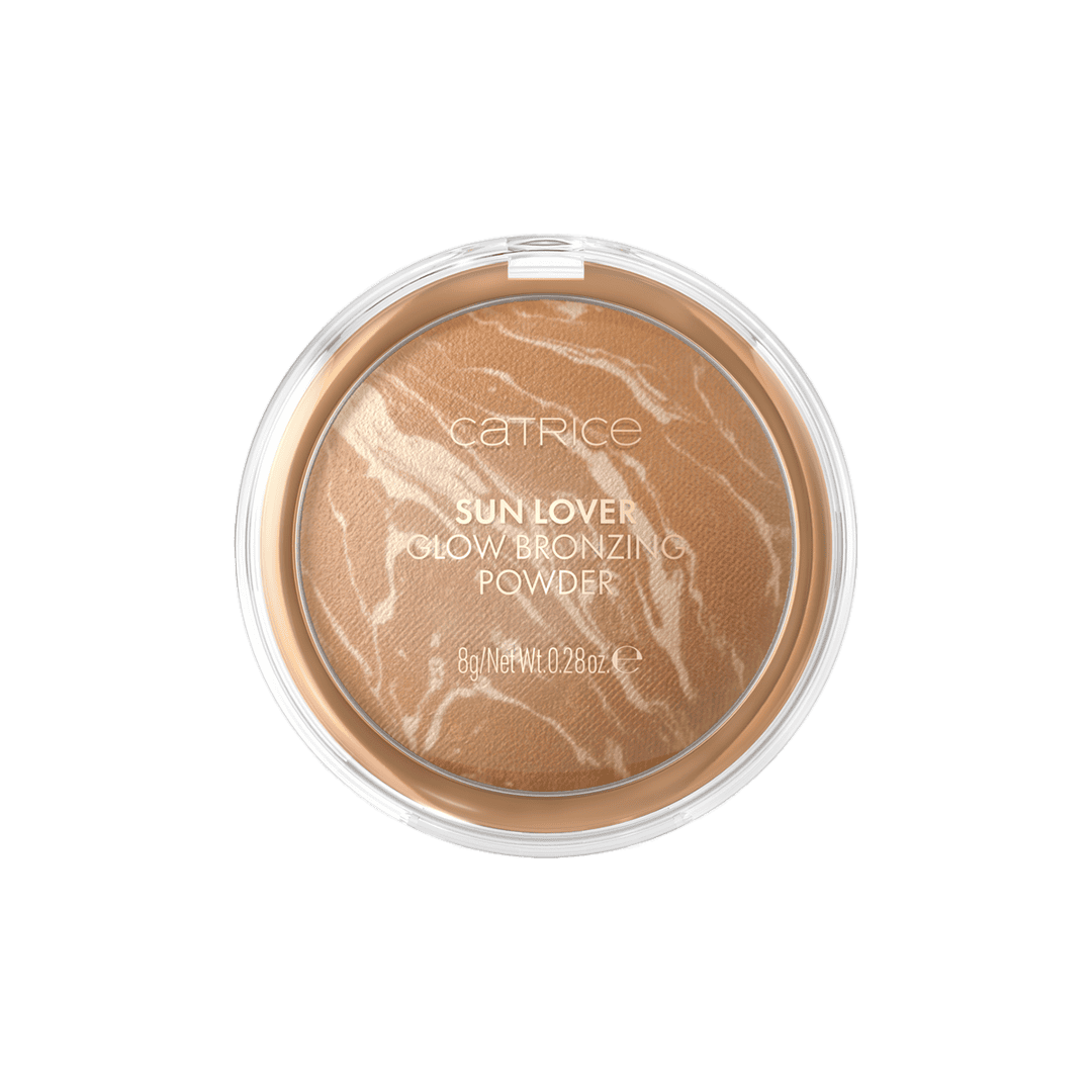 Catrice Sun Lover Glow Baked Bronzing Powder - 010 Sun-Kissed Bronze Bronzer - XOXO cosmetics