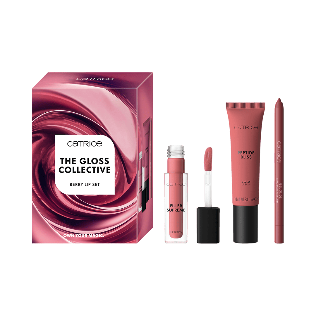 Catrice The Gloss Collective Berry !Lip Set - 01 Gloss The Line Lip Set - XOXO cosmetics