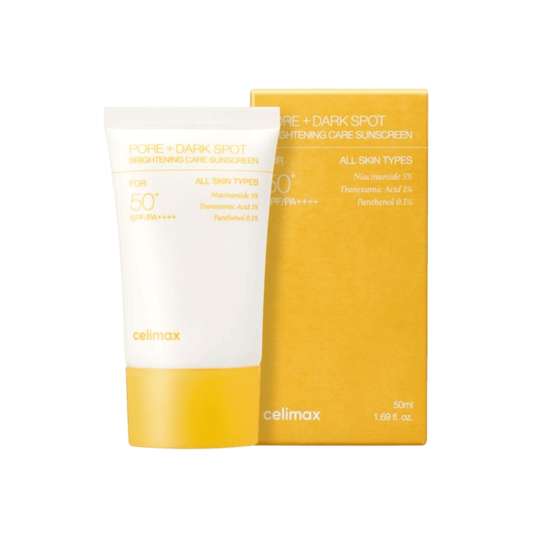 Celimax Pore + Dark Spot Brightening Care Sunscreen SPF50+ PA++++ - 50ml Sunblock - XOXO cosmetics