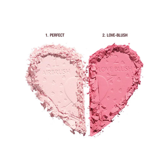 Charlotte Tilbury Beauty Soulmates Face Palette - Pillow Talk Blush - XOXO cosmetics