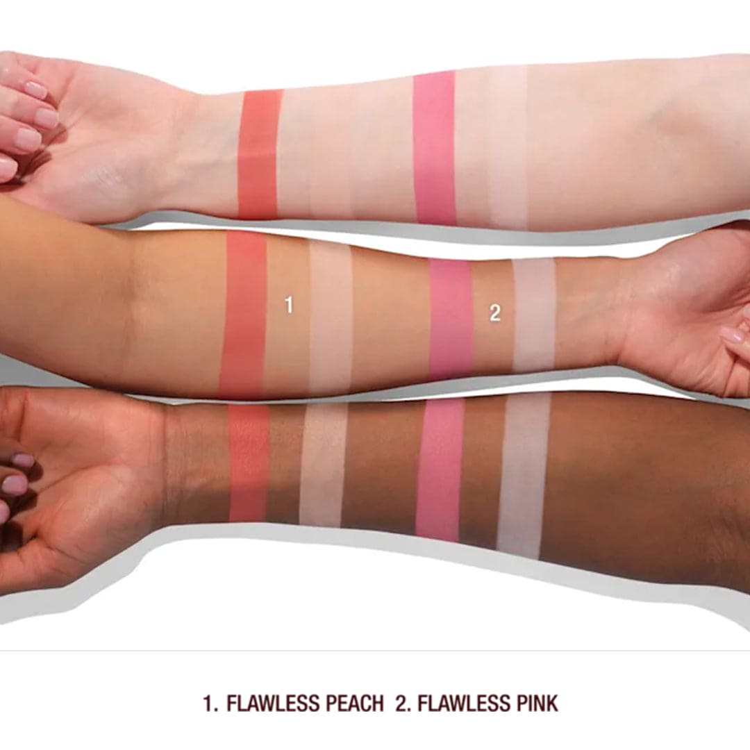Charlotte Tilbury Beauty Soulmates Face Palette - Pillow Talk Blush - XOXO cosmetics