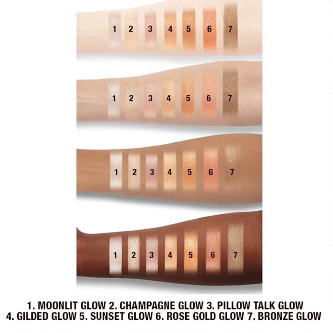 Charlotte Tilbury Hollywood Face Architect Highlighter - Pillow Talk Glow Highlighter - XOXO cosmetics