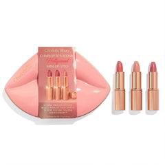Charlotte Tilbury Hollywood Iconic Mini Lip Trio Lip Kit - XOXO cosmetics