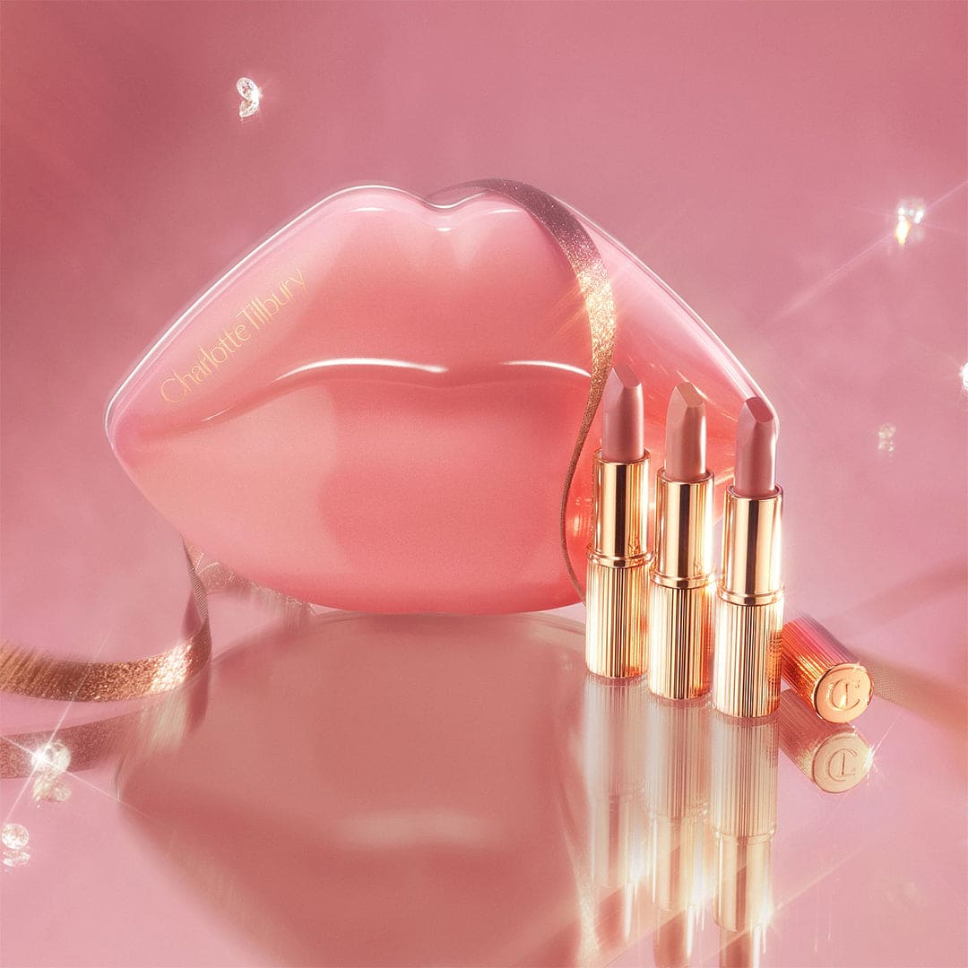 Charlotte Tilbury Hollywood Iconic Mini Lip Trio Lip Kit - XOXO cosmetics