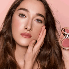 Charlotte Tilbury Pillow Talk Lip & Cheek Glow - Colour Of Dreams Blush - XOXO cosmetics