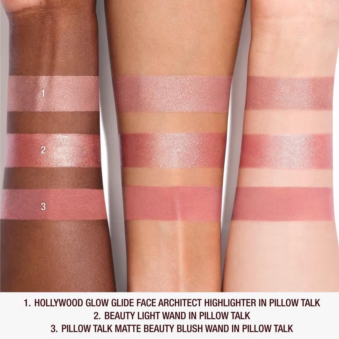 Charlotte tilbury Hollywood Blush And Glow Glide Kit makeup set - XOXO cosmetics