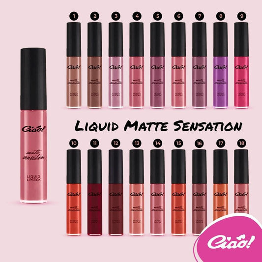 Ciao Matte Sensation Liquid Lipstick Liquid Lipstick - XOXO cosmetics