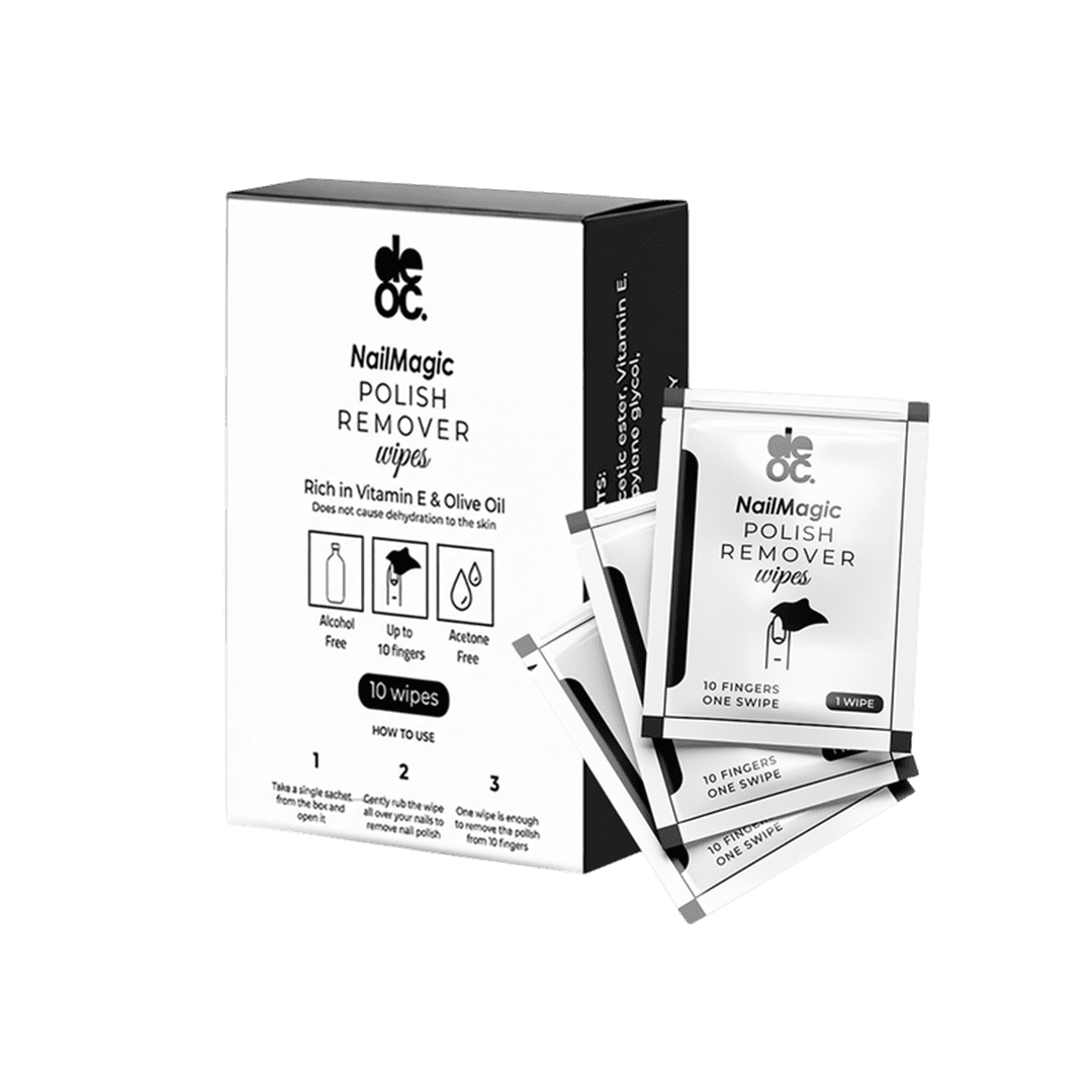 DEOC NailMagic Polish Remover Wipes Nail Polish Remover - XOXO cosmetics