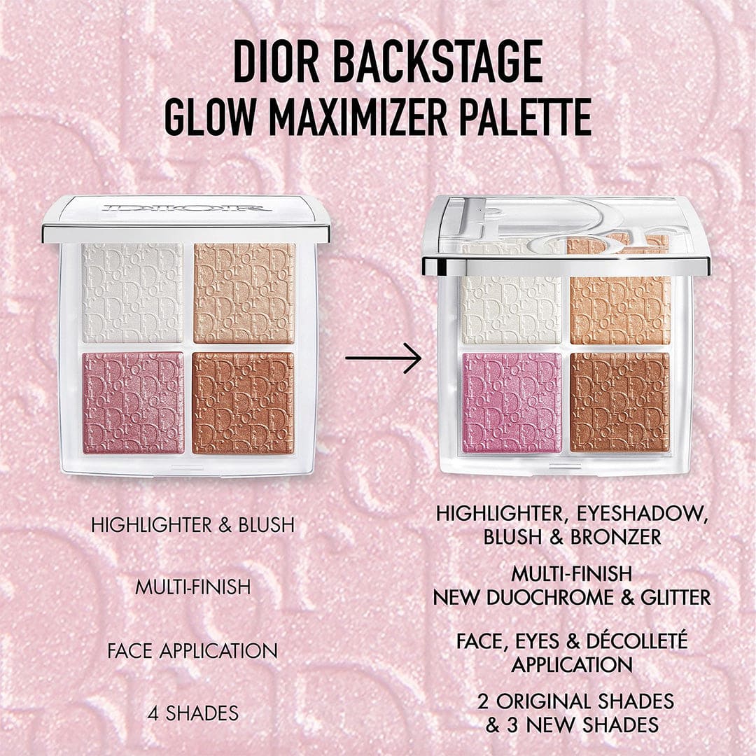 DIOR Backstage Glow Face Palette Highlighter Palette - XOXO cosmetics