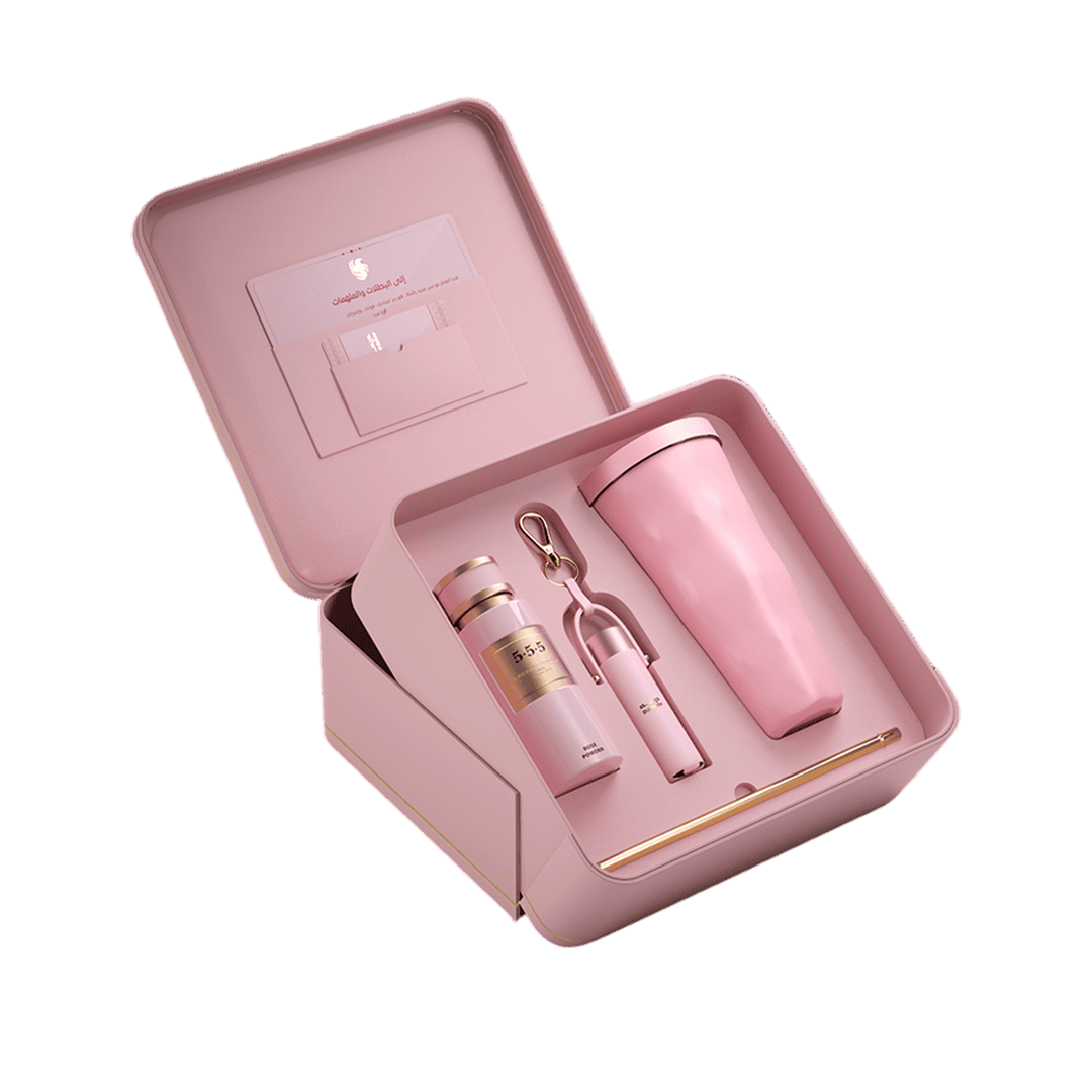 Deraah Rose Powder Falcon Set Gift Set - XOXO cosmetics