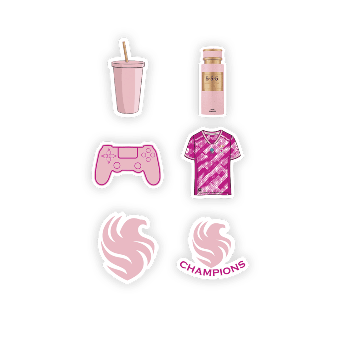 Deraah Rose Powder Falcon Set Gift Set - XOXO cosmetics