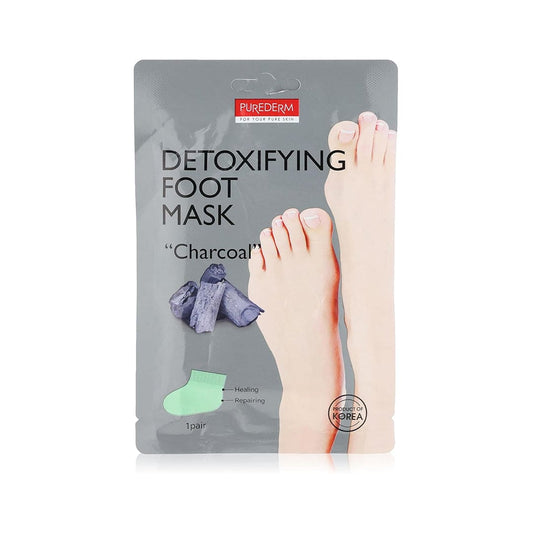 Detoxifying Foot Mask 1Pair Charcoal Foot Mask - XOXO cosmetics