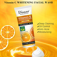 Disaar Beauty Skincare Vitamin C Facial Wash - Glow & Moisture Facial Wash - XOXO cosmetics