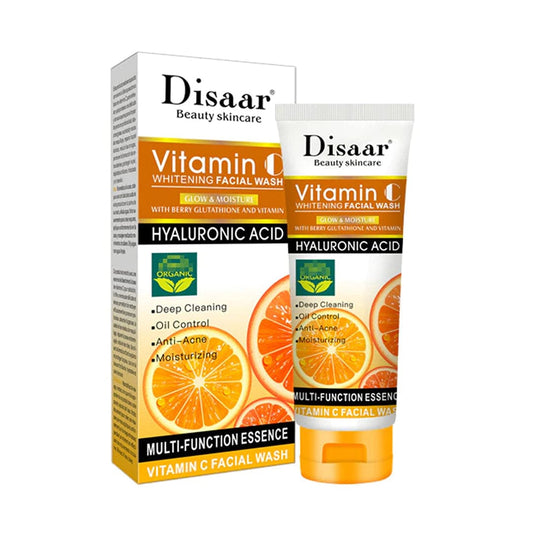 Disaar Beauty Skincare Vitamin C Facial Wash - Glow & Moisture Facial Wash - XOXO cosmetics