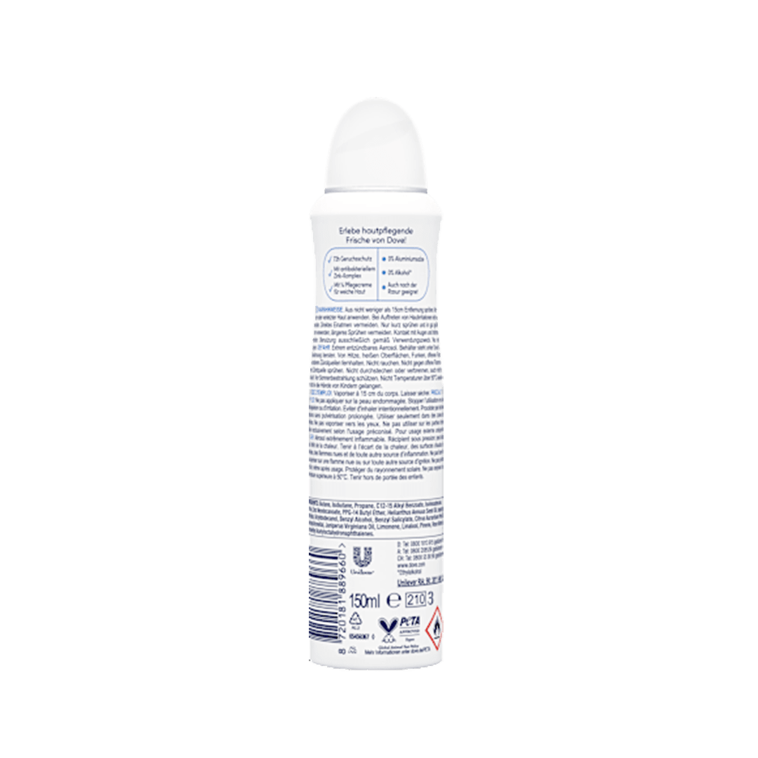 Dove Fresh Care+ Fresh Original Deodorant Spray - 150ml Deodorant Spray - XOXO cosmetics