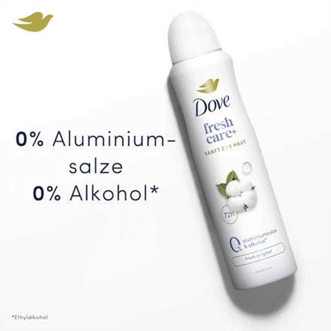 Dove Fresh Care+ Fresh Original Deodorant Spray - 150ml Deodorant Spray - XOXO cosmetics