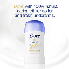 Dove Original 48h Antiperspirant - 1/4 Moisturising Cream With Caring Oil Deodorant - XOXO cosmetics