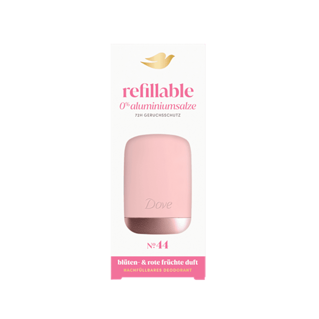 Dove Refillable 72h Antiperspirant Deostick Starter Kit - No. 44 Deodorant - XOXO cosmetics