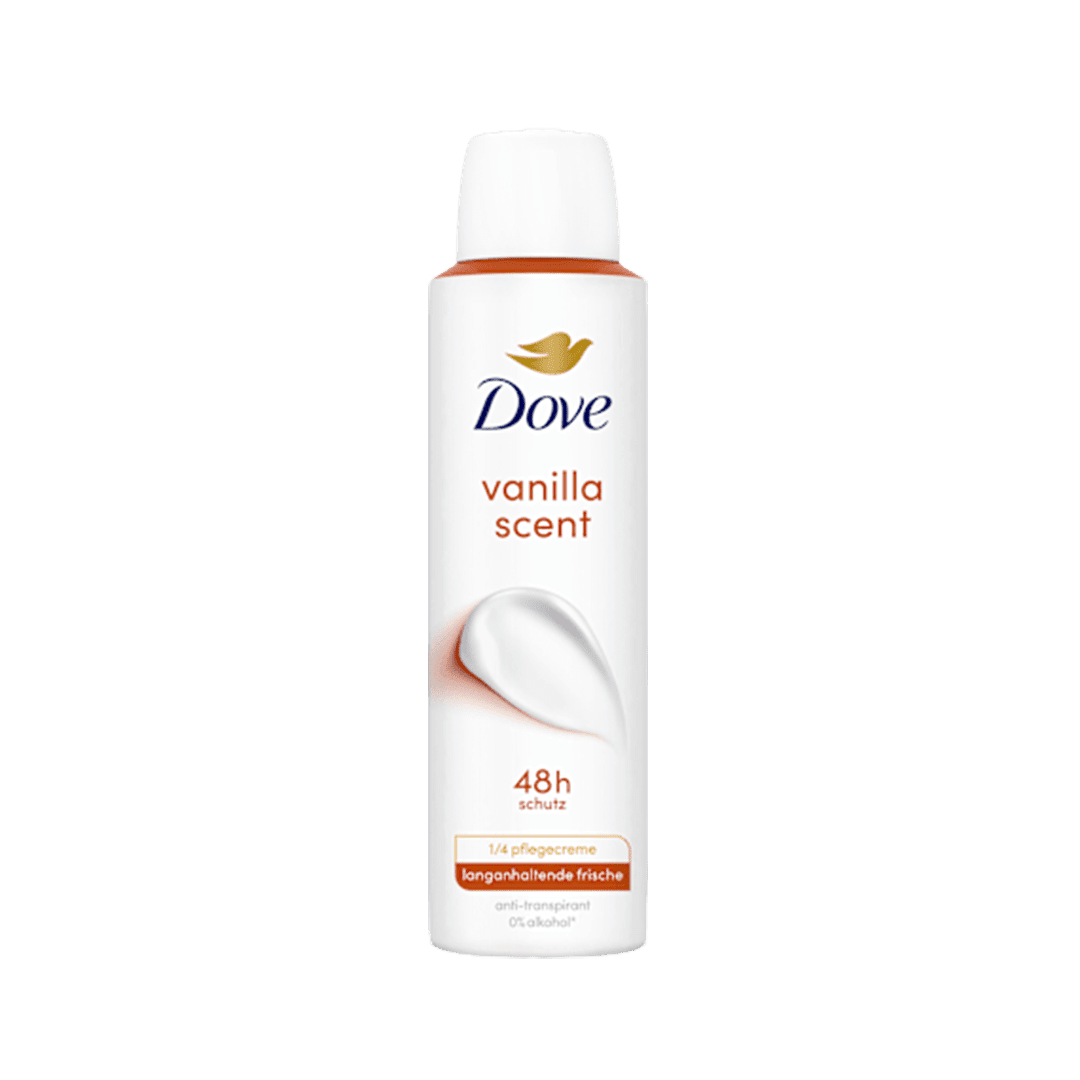 Dove Vanilla Scent Deodorant Spray - 150ml Deodorant Spray - XOXO cosmetics