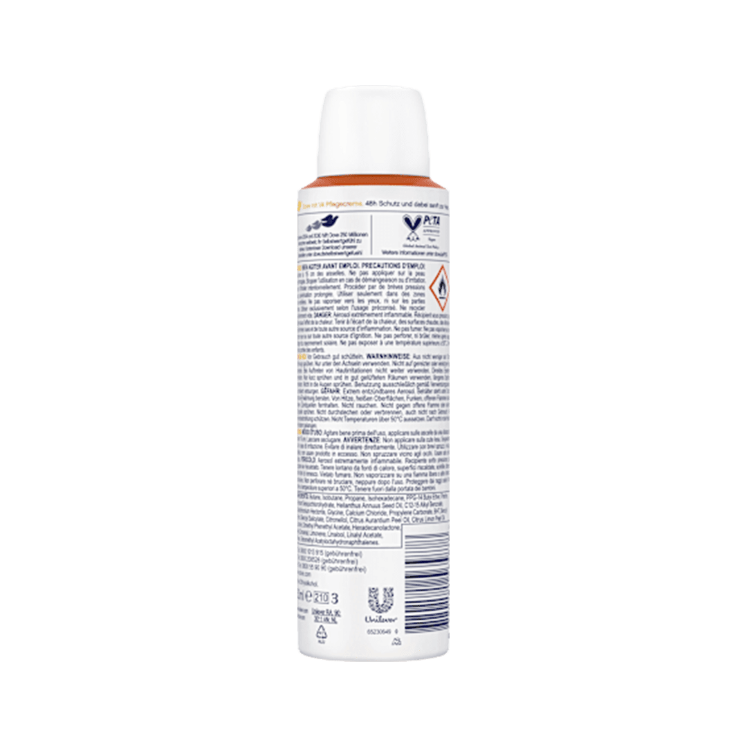 Dove Vanilla Scent Deodorant Spray - 150ml Deodorant Spray - XOXO cosmetics