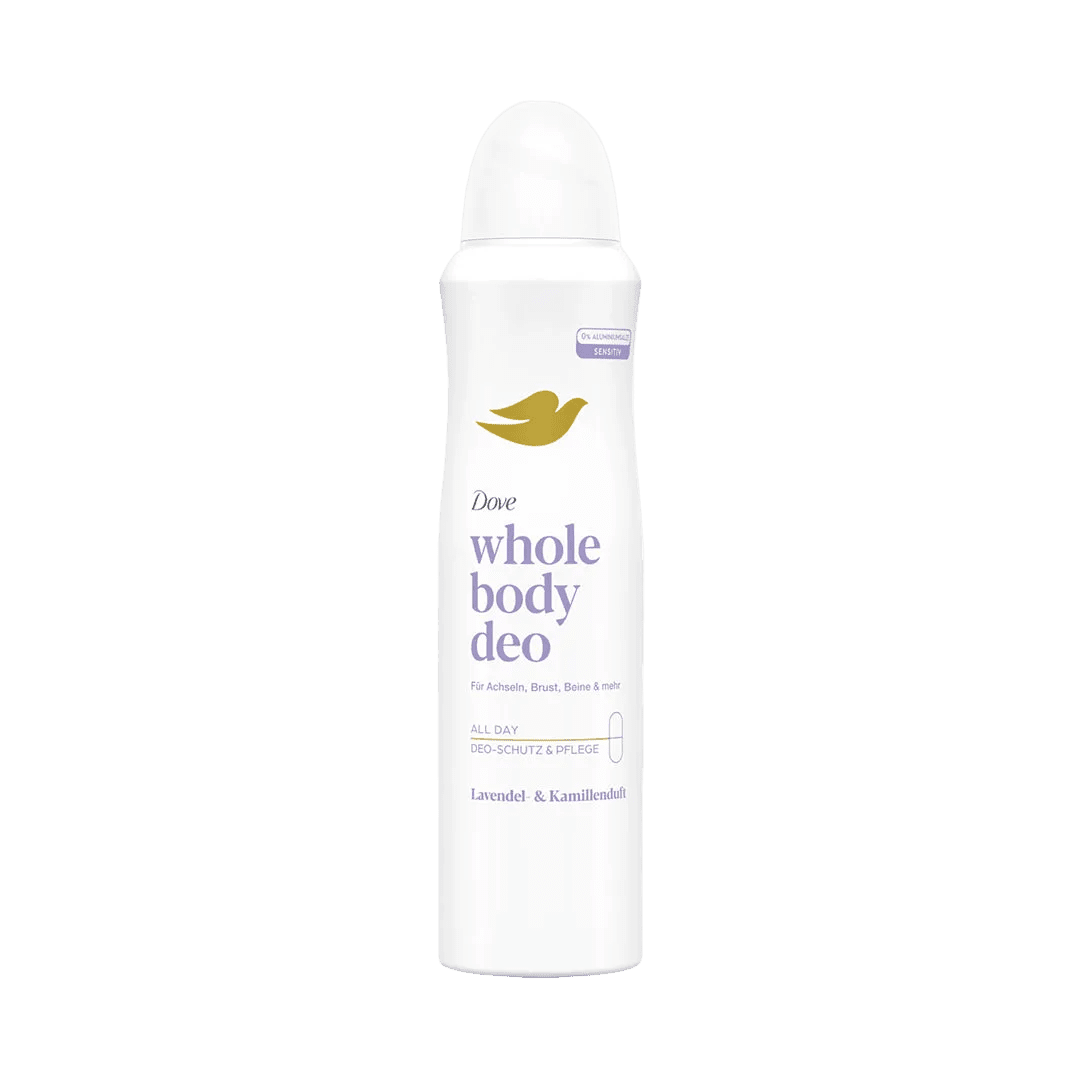 Dove Whole Body Deo - Lavender & Chamomile - 150ml Deodorant - XOXO cosmetics