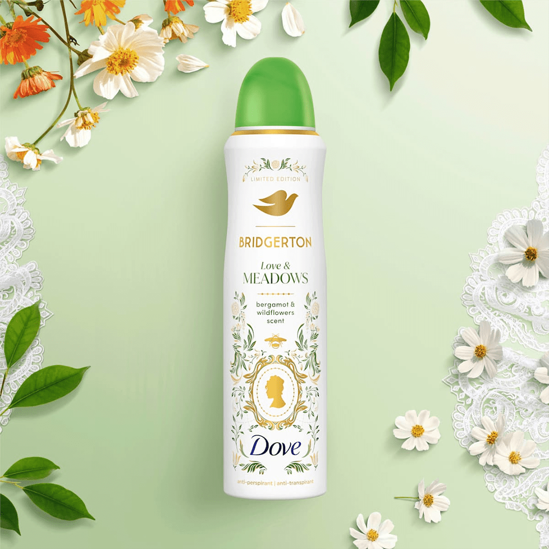 Dove X Bridgerton Love & Meadows Deodorant Spray Deodorant - XOXO cosmetics