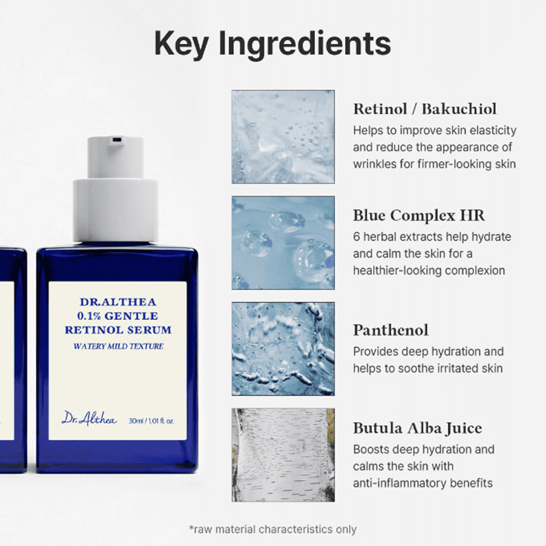 Dr. Althea 0.1% Gentle Retinol Serum - 30ml Face Serum - XOXO cosmetics