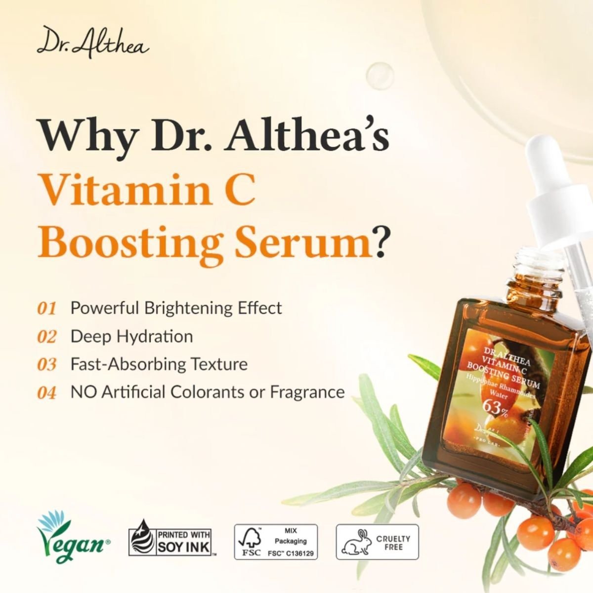 Dr. Althea Vitamin C Boosting Serum - 30ml Face Serum - XOXO cosmetics