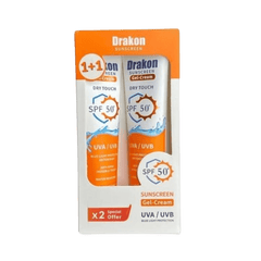 Drakon Sunscreen Gel Cream SPF 50+ - 1+1 Sunblock - XOXO cosmetics