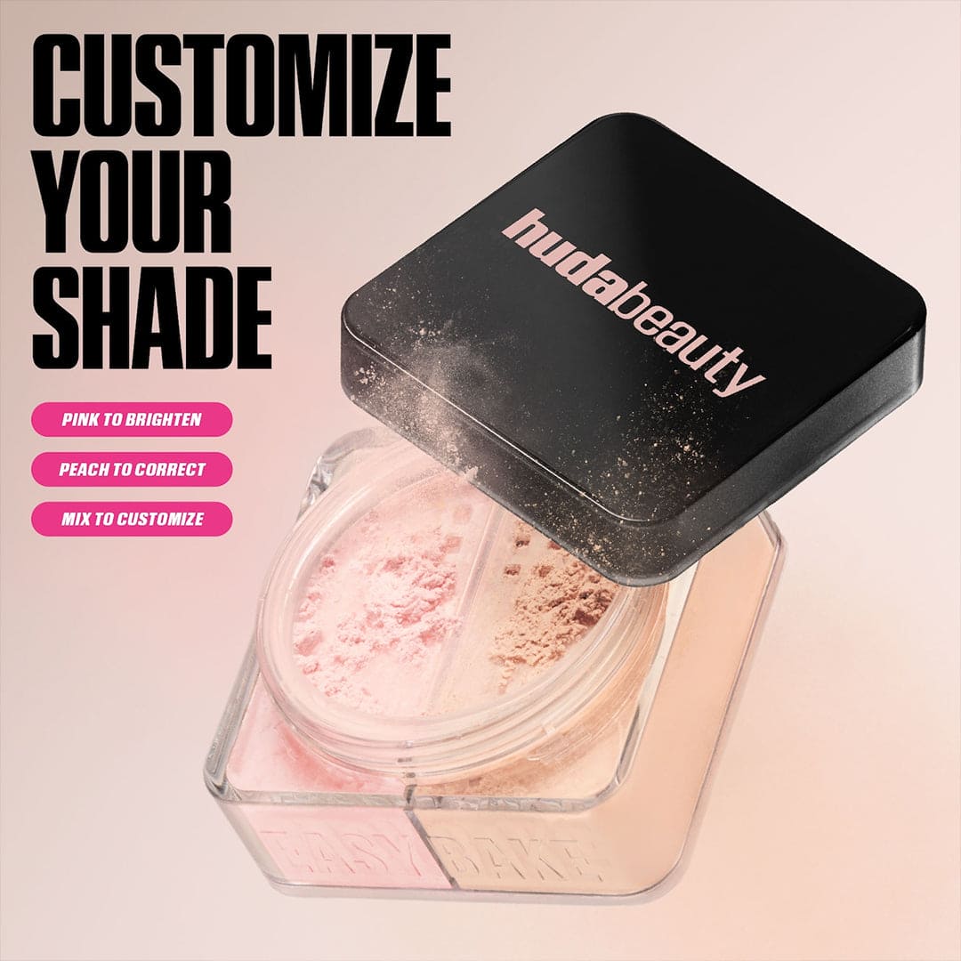 Easy Bake Loose Powder Brightening + Correcting Duo Powder - XOXO cosmetics