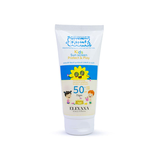 Elevana Bunny Bound Sun Screen Cream Gel 50+ For Kids - 75ml Kids Care - XOXO cosmetics