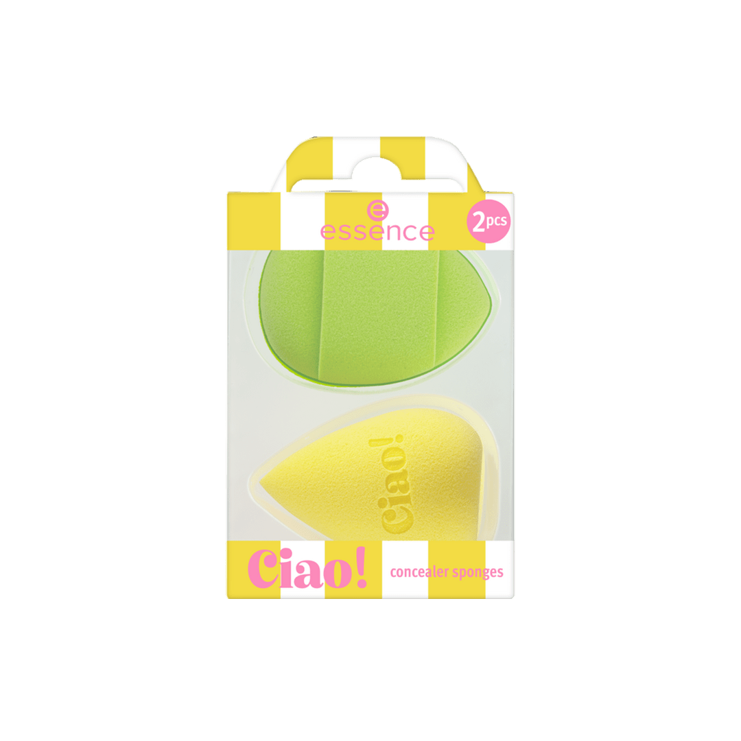 Essence Ciao! Concealer Sponge 01 Squeeze The Day 2Pcs Makeup Tools - XOXO cosmetics