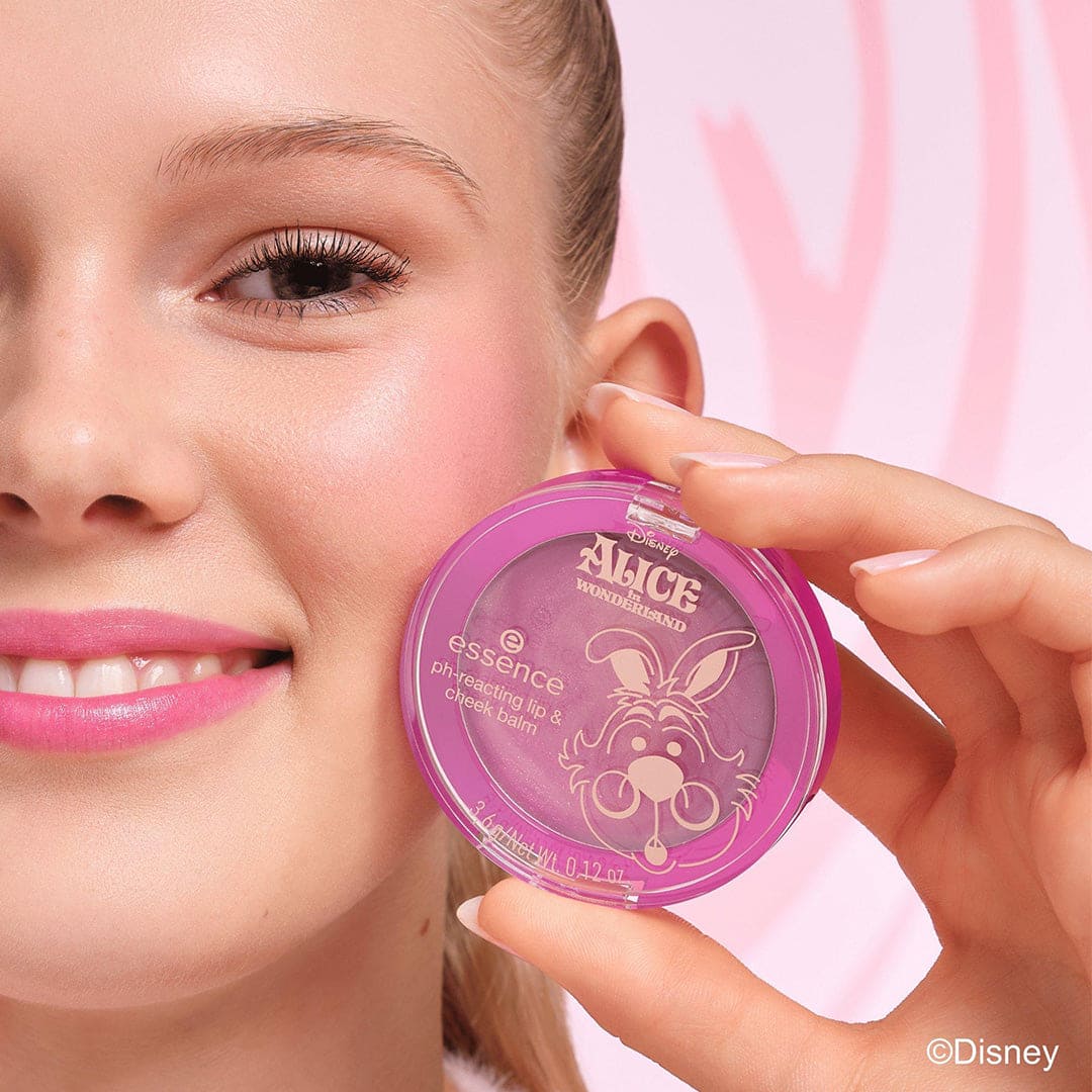 Essence Disney Alice in Wonderland pH-reacting Lip & Cheek Balm Blush - XOXO cosmetics