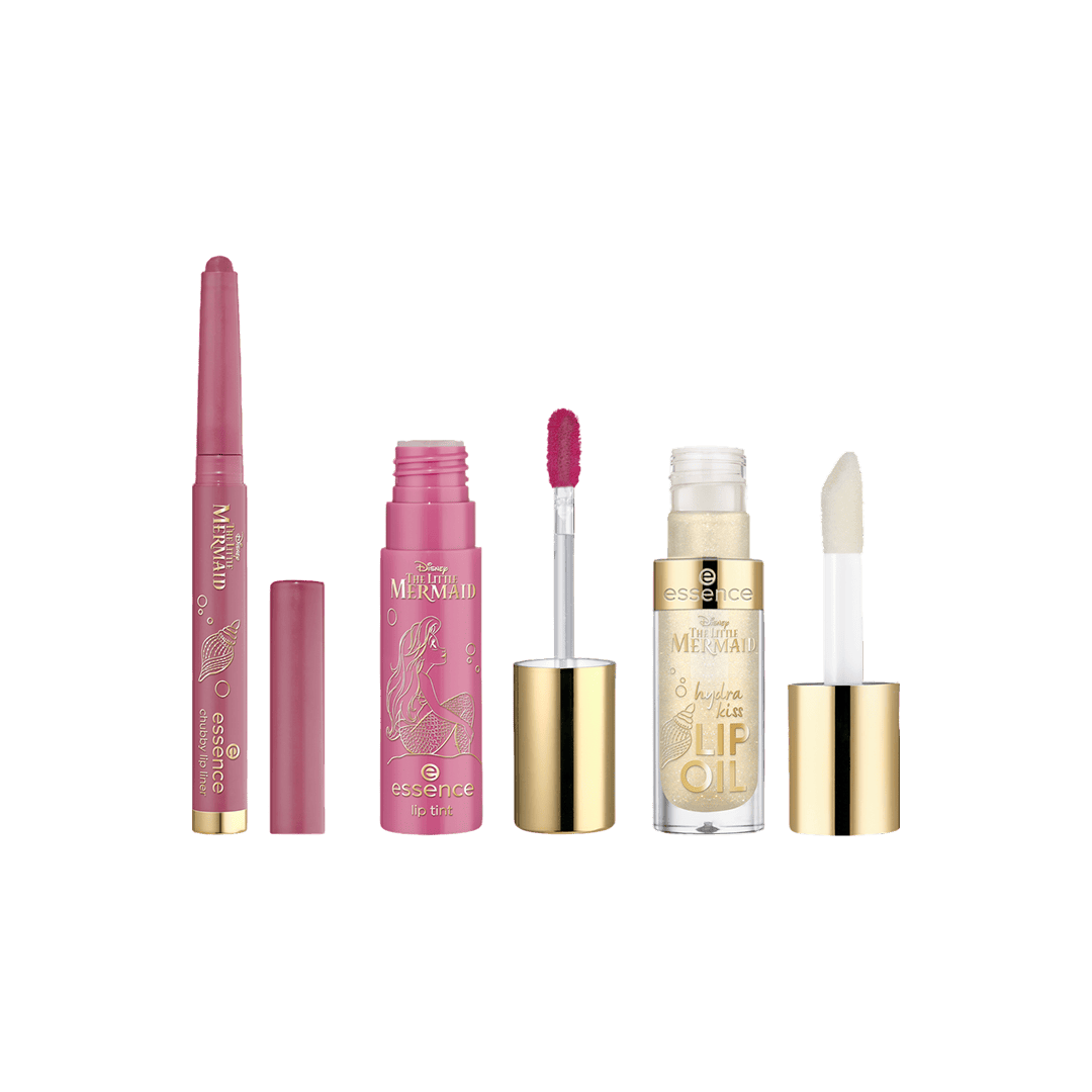 Essence Disney The Little Mermaid Lip Combo Kit Lip Kit - XOXO cosmetics