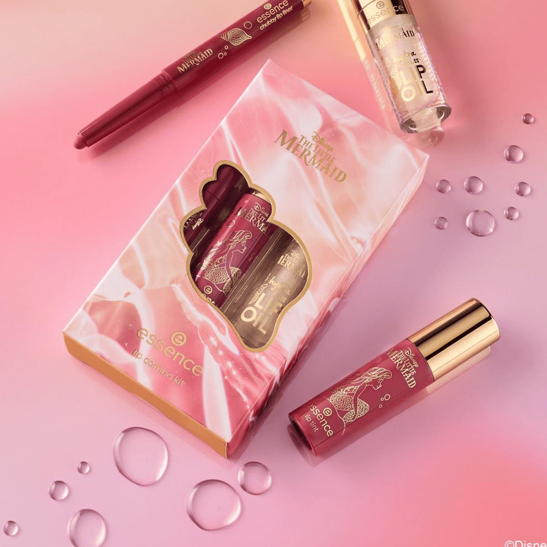 Essence Disney The Little Mermaid Lip Combo Kit Lip Kit - XOXO cosmetics
