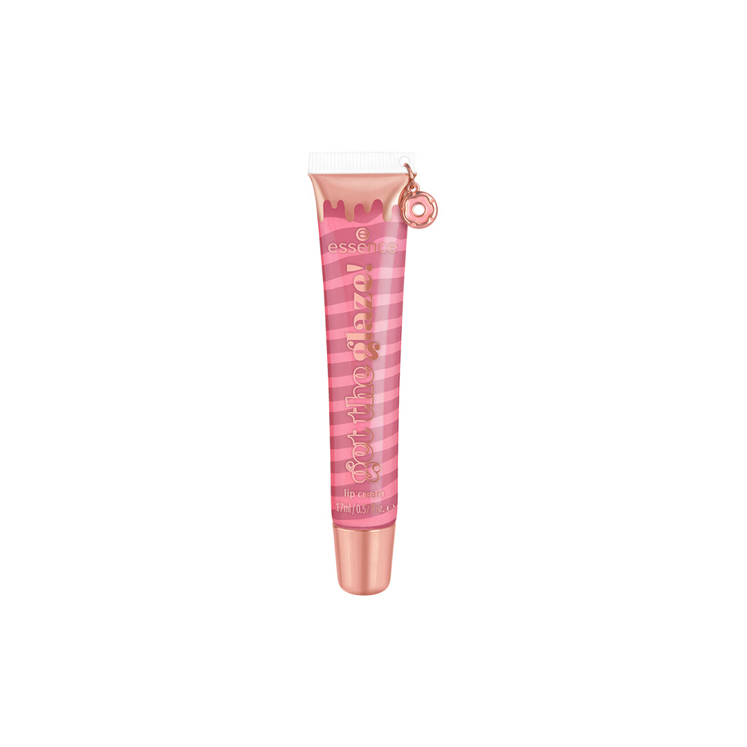 Essence Get The Glaze Lip Cream - 01 Vanilla Strawberry Drip Lip Gloss - XOXO cosmetics