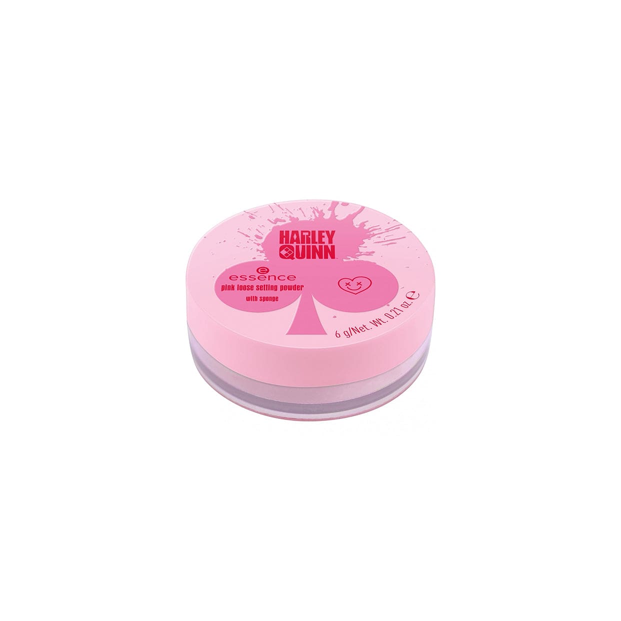 Essence Harley Quinn pink loose setting powder - 01 Harley Vibes Powder - XOXO cosmetics