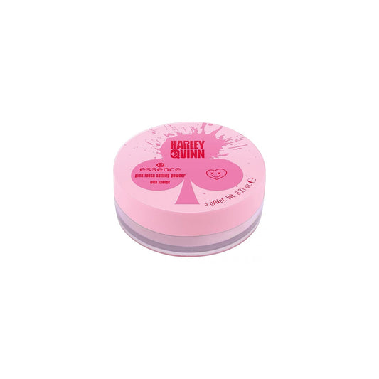 Essence Harley Quinn pink loose setting powder - 01 Harley Vibes Powder - XOXO cosmetics