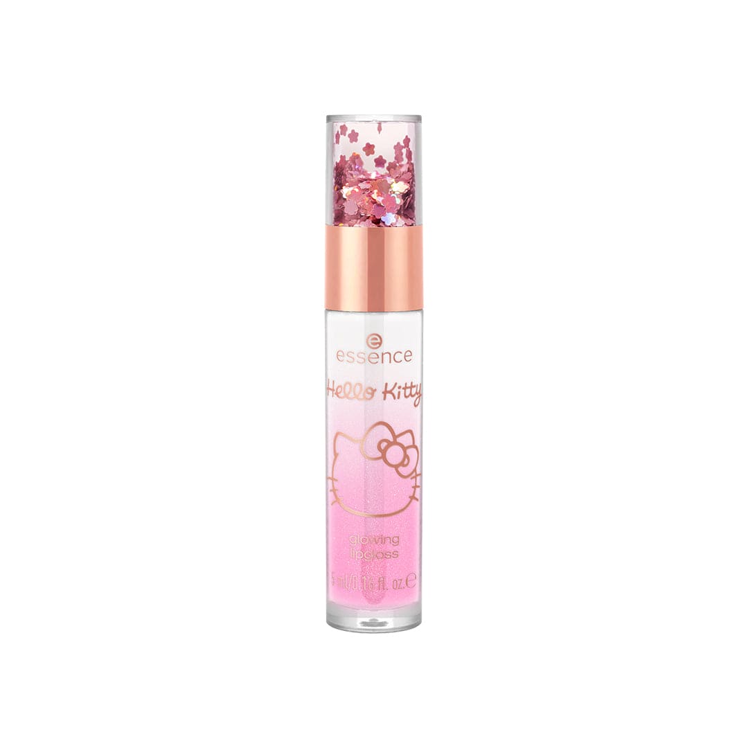 Essence Hello Kitty Glowing Lipgloss - 01 Today Just Got Cuter! Lip Gloss - XOXO cosmetics