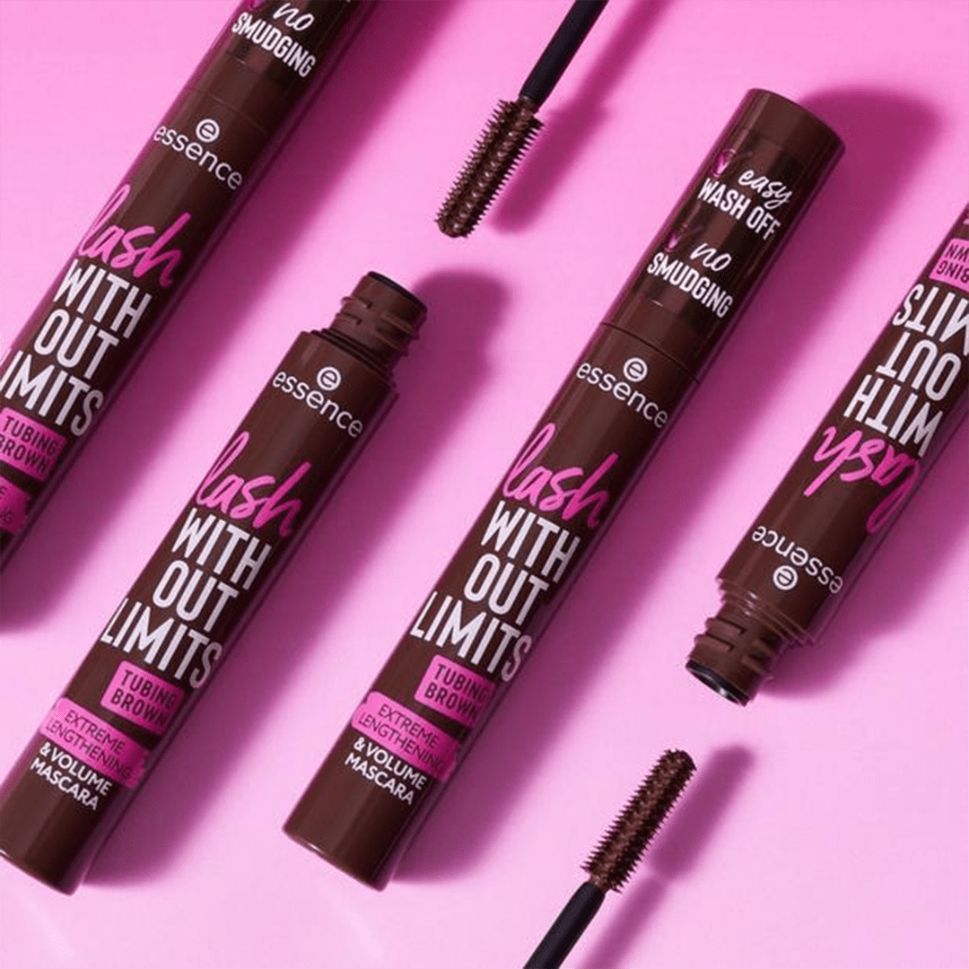 Essence Lash Without Limits Exterme Lengthening & Volume Mascara - 05 Brown Tubing Mascara - XOXO cosmetics